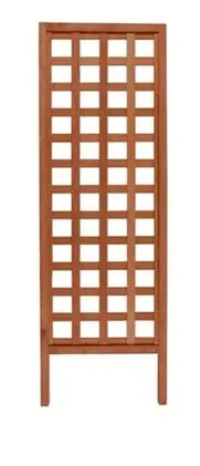 Custom square wooden garden trellis grid Brookside Farm Southborough MA